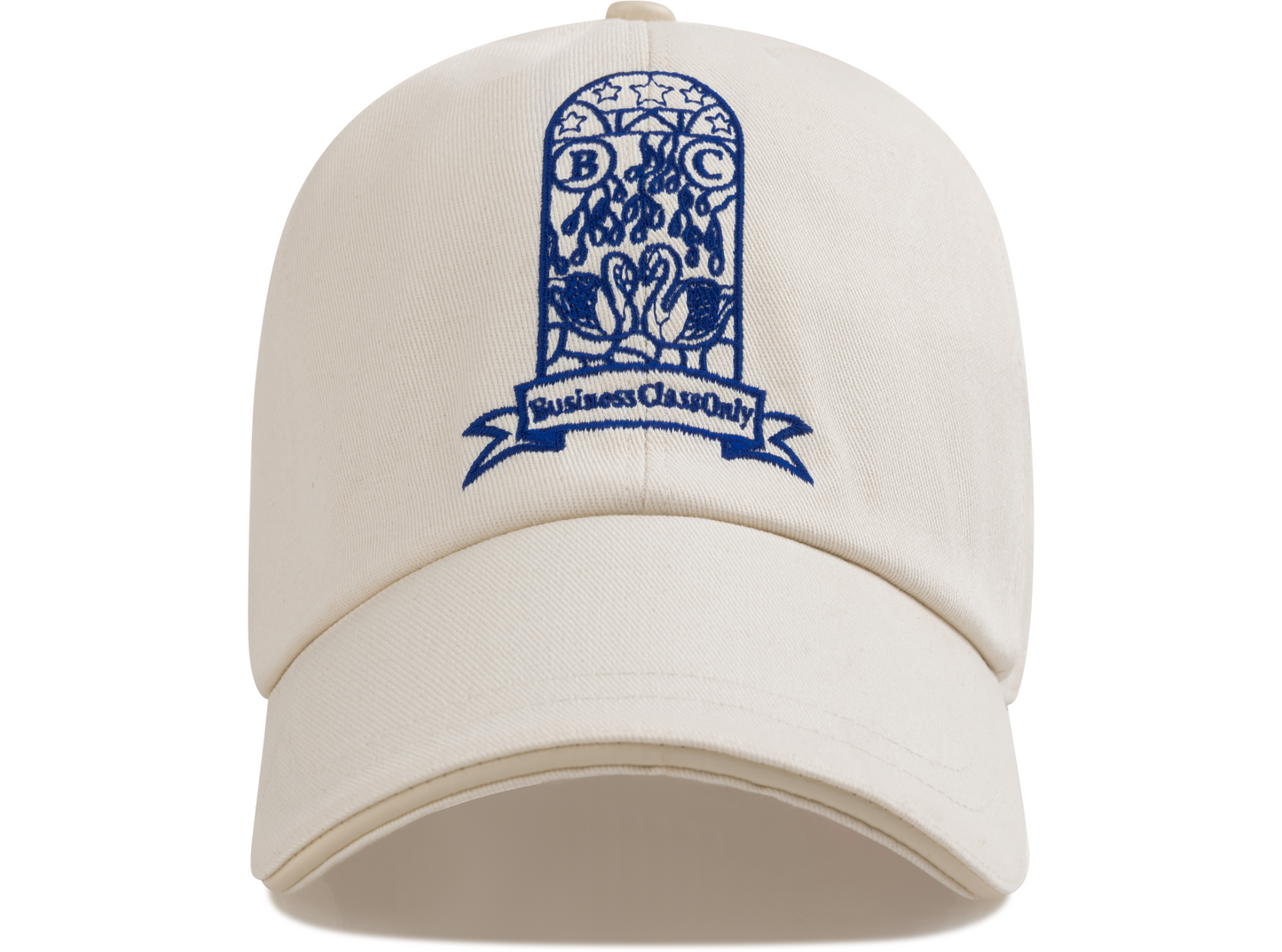 B.C.O. CAP OFF WHITE/ROYAL BLUE