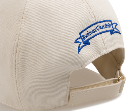 B.C.O. CAP OFF WHITE/ROYAL BLUE