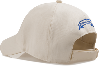 B.C.O. CAP OFF WHITE/ROYAL BLUE