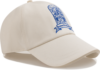 B.C.O. CAP OFF WHITE/ROYAL BLUE