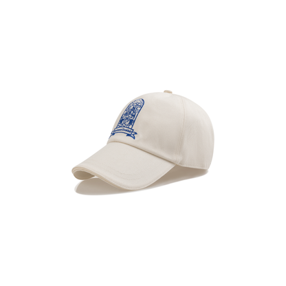 B.C.O. CAP OFF WHITE/ROYAL BLUE